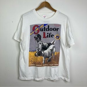 Vintage Outdoor Life Magazine Dogs T-Shirt